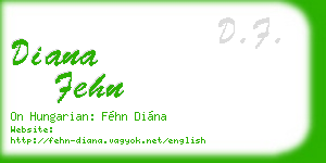 diana fehn business card